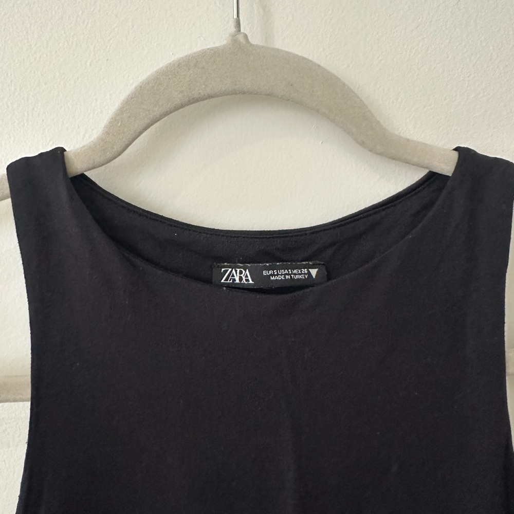 Zara Black high neck body suit